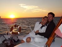 Gita al tramonto in barca